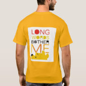 メンズブラック基本Tシャツ👕プー写真 Tシャツ (裏面)