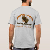 メンズブリストルパリンボクシングアカデミー Tシャツ (裏面)