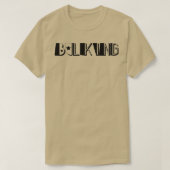 メンズブルキングジムフィットネストレーニングボディビルモティ Tシャツ (デザイン正面)