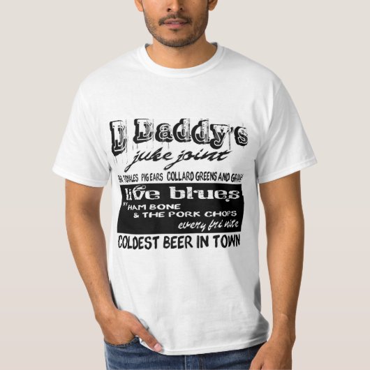 メンズブルース音楽Tシャツルート61ジュケジョイントサイン Tシャツ (正面)