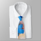 メンズブルーフローラネクタイ ネクタイ (タイ)