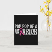 メンズブレストガン認識度ピンクリボポップ・アートのンポップ・アートのO カード (黄色い花)