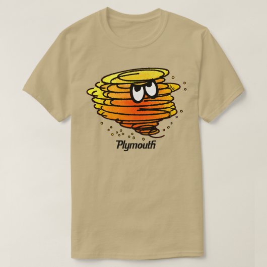 メンズプリマスダスター Tシャツ (デザイン正面)