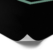 メンズプロダクトリールグランドカッコいい魚釣りギフト ポスター (角)