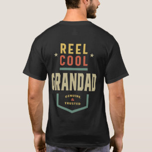 メンズプロダクトリールグランドカッコいい魚釣りギフト Tシャツ