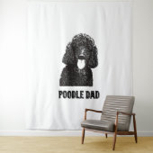 メンズプードルパパ – スタンダードプードルパパ タペストリー (インサイチュ)
