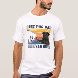 メンズプ最高のグパパエバーブラックバージョンおもしろい犬値リスト Tシャツ