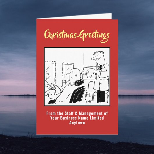 メンズヘアドレッサークリスマスカードまたはバーバーショップクリスマスカード シーズンカード