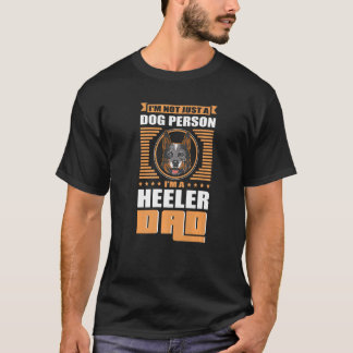 メンズヘラーパパオーストラリアキャトルドッグヘラー Tシャツ