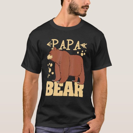 メンズベアパパベア Tシャツ (正面)