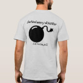 メンズベッドのTシャツ Tシャツ (裏面)