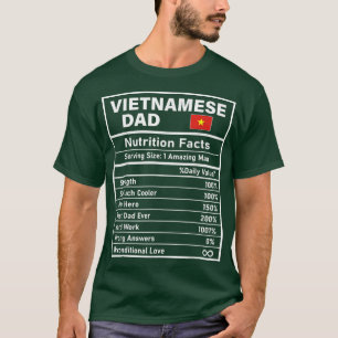 メンズベトナムパパ栄養事実父の日N Tシャツ