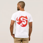 メンズベラキャンバスロゴティー Tシャツ (裏面フル)