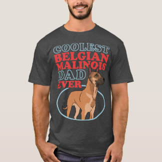 メンズベルギーマリノワパパ犬のオーナーマリノワ Tシャツ