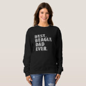 メンズベーグル最高のパパエバードッグパパ スウェットシャツ (正面フル)