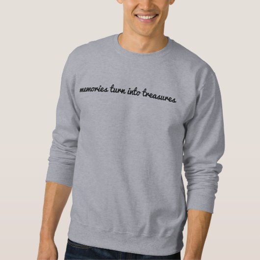 メンズベーシックなMemories Men's Basic Sweatshirt スウェットシャツ (正面)