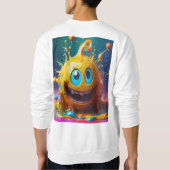 メンズベーシックタイポグラフィAr スウェットシャツ (裏面)