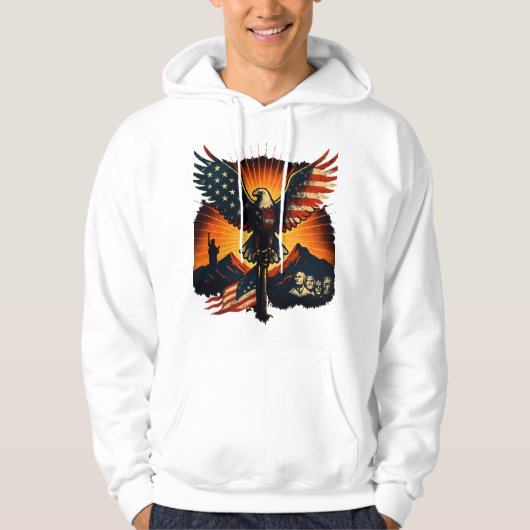 メンズベーシックフードのスウェットシャツ – 毎日の心地よい パーカ (正面)