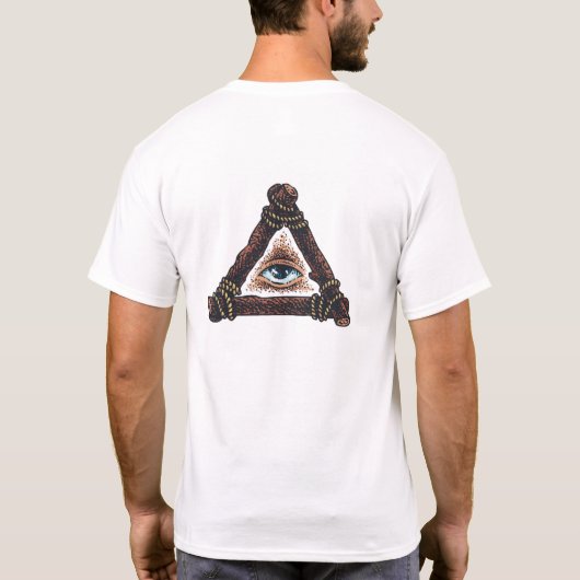 メンズベーシックラブTシャツ Tシャツ (裏面)