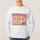 メンズベーシック長袖Tシャツ Tシャツ (正面)