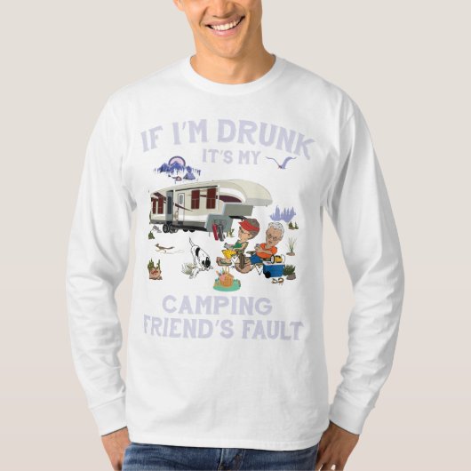 メンズベーシック長袖Tシャツ Tシャツ (正面)