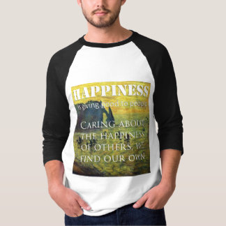 メンズベーシック3/4スリーブラグランTシャツ Tシャツ