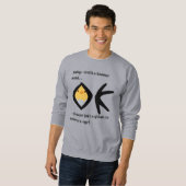 メンズベーシックSweatshirtの変更 スウェットシャツ (正面フル)