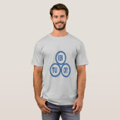 メンズベーシックTシャツグレーKENTUCKY Tシャツ (正面フル)
