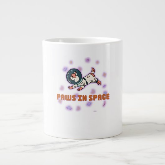 メンズベーシックTシャツ ジャンボコーヒーマグカップ (正面)