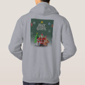 メンズベーシックTシャツ パーカ (裏面)