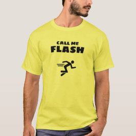 メンズベーシックTシャツ | Flashに電話する Tシャツ