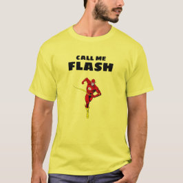メンズベーシックTシャツ | Flash 2に電話 Tシャツ