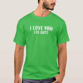 メンズベーシックTシャツ | I Love Leg日 Tシャツ