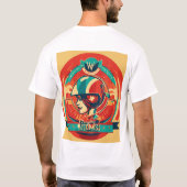 メンズベーシックTシャツ Tシャツ (裏面)