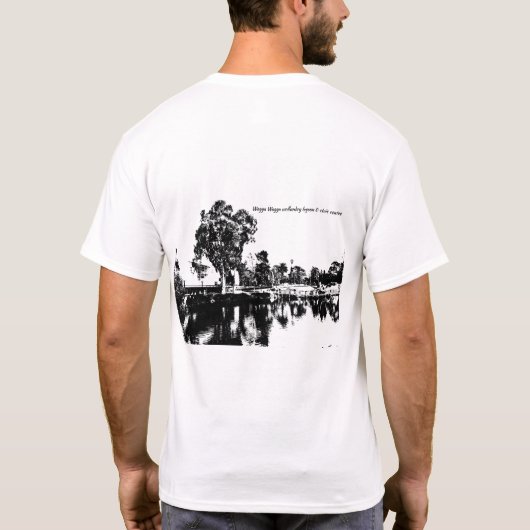 メンズベーシックTシャツ Tシャツ (裏面)