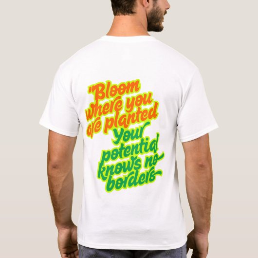 メンズベーシックTシャツ Tシャツ (裏面)