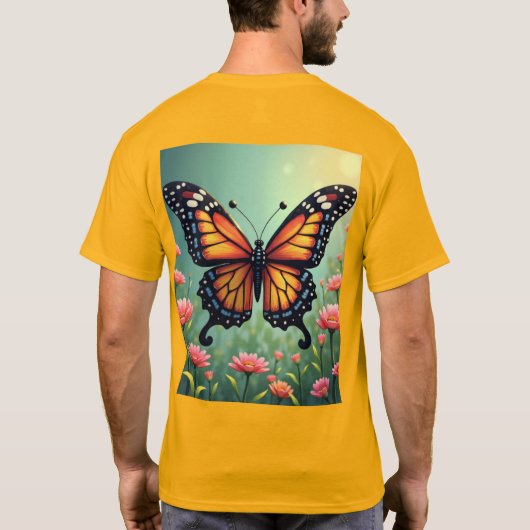 メンズベーシックTシャツ Tシャツ (裏面)