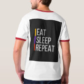 メンズベーシックTシャツ Tシャツ (裏面)