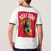 メンズベーシックTシャツ Tシャツ (裏面)