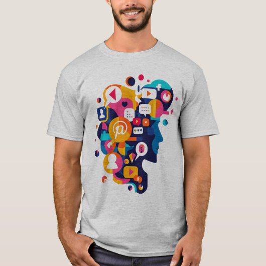 メンズベーシックTシャツ Tシャツ (正面)