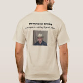 メンズベーシックTシャツ Tシャツ (裏面)