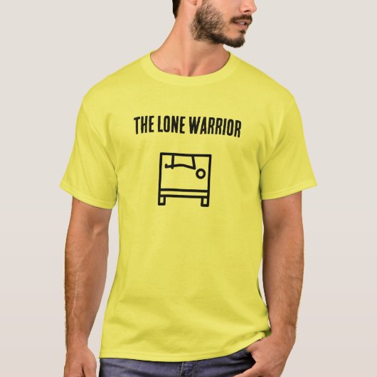 メンズベーシックTシャツ | The Lone Warrior Tシャツ (正面)
