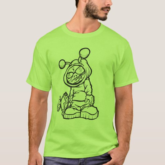 メンズベーシックTシャツATLエイリアン!!! Tシャツ (正面)