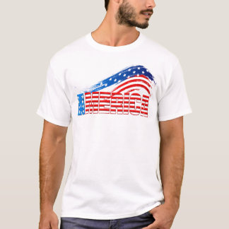 メンズベーシックTee - AMERICAスターズストライプズ Tシャツ