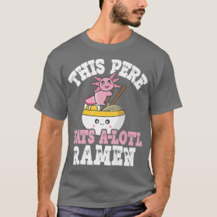 メンズペおもしろいーラーメンアクソロテルプンザ食べペーA Tシャツ