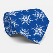 メンズホリデータイスノーフレーク ネクタイ (ロール)