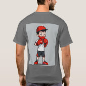 メンズボクシングTシャツ Tシャツ (裏面)