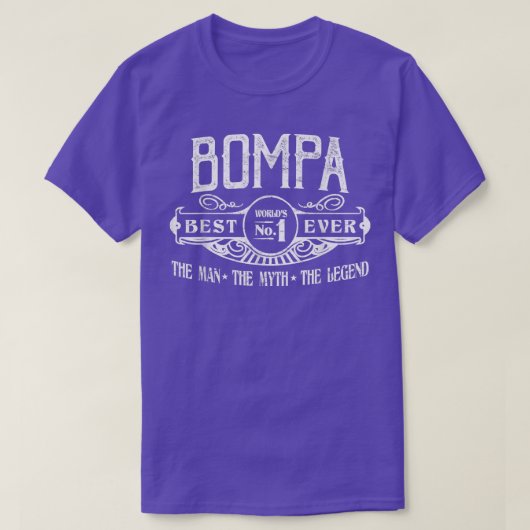 メンズボパーソナライズされたンパ最高のノ Tシャツ (デザイン正面)