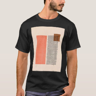 メンズボホ抽象芸術シェイプミッドセンチュリーモダン3 Tシャツ