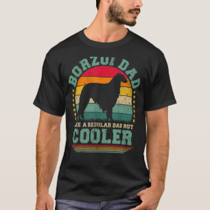 メンズボルゾイパパ通常のパパがファスクールのように Tシャツ